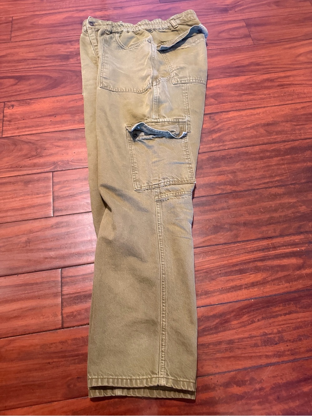 We The Free Olive Green Cargo Pants - Picture 5 of 9